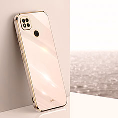 Custodia Silicone Ultra Sottile Morbida Cover XL1 per Xiaomi Redmi 9 India Oro