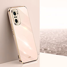 Custodia Silicone Ultra Sottile Morbida Cover XL1 per Xiaomi Redmi K40 Pro 5G Oro