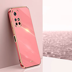 Custodia Silicone Ultra Sottile Morbida Cover XL1 per Xiaomi Redmi Note 11S 5G Rosa Caldo