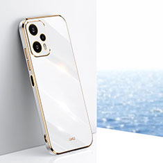 Custodia Silicone Ultra Sottile Morbida Cover XL1 per Xiaomi Redmi Note 12 Turbo 5G Bianco