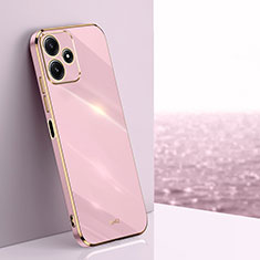 Custodia Silicone Ultra Sottile Morbida Cover XL1 per Xiaomi Redmi Note 12R 5G Lavanda