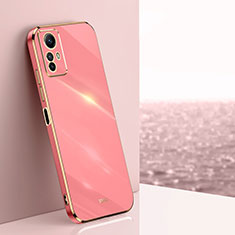 Custodia Silicone Ultra Sottile Morbida Cover XL1 per Xiaomi Redmi Note 12S Rosa Caldo