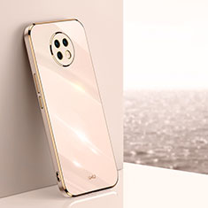 Custodia Silicone Ultra Sottile Morbida Cover XL1 per Xiaomi Redmi Note 9 5G Oro