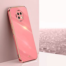 Custodia Silicone Ultra Sottile Morbida Cover XL1 per Xiaomi Redmi Note 9 5G Rosa Caldo