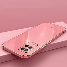 Custodia Silicone Ultra Sottile Morbida Cover XL2 per Realme 8s 5G Rosa Caldo