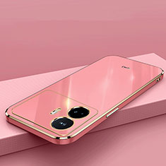 Custodia Silicone Ultra Sottile Morbida Cover XL2 per Realme GT Neo5 SE 5G Rosa Caldo