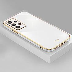 Custodia Silicone Ultra Sottile Morbida Cover XL4 per Samsung Galaxy A32 5G Bianco
