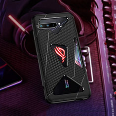 Custodia Silicone Ultra Sottile Morbida Cover ZJ1 per Asus ROG Phone 3 Strix ZS661KS Nero