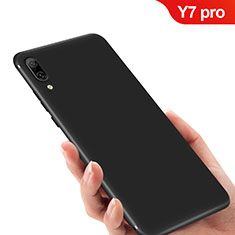 Custodia Silicone Ultra Sottile Morbida per Huawei Y7 (2019) Nero