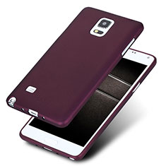 Custodia Silicone Ultra Sottile Morbida S02 per Samsung Galaxy Note 4 Duos N9100 Dual SIM Viola