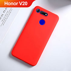 Custodia Silicone Ultra Sottile Morbida S03 per Huawei Honor View 20 Rosso