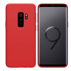 Custodia Silicone Ultra Sottile Morbida S03 per Samsung Galaxy S9 Plus Rosso