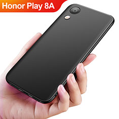 Custodia Silicone Ultra Sottile Morbida S04 per Huawei Honor Play 8A Nero