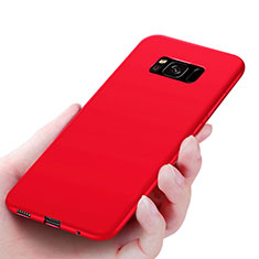 Custodia Silicone Ultra Sottile Morbida S06 per Samsung Galaxy S8 Plus Rosso