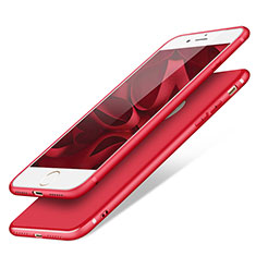 Custodia Silicone Ultra Sottile Morbida S09 per Apple iPhone 8 Rosso