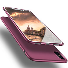 Custodia Silicone Ultra Sottile Morbida S16 per Apple iPhone Xs Viola