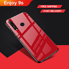 Custodia Silicone Ultra Sottile Morbida Specchio per Huawei P Smart+ Plus (2019) Rosso