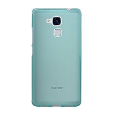 Custodia TPU Trasparente Ultra Sottile Morbida per Huawei GR5 Mini Blu