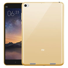 Custodia TPU Trasparente Ultra Sottile Morbida per Xiaomi Mi Pad 3 Oro