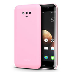 Custodia Ultra Slim Trasparente Rigida Opaca per Huawei Honor Magic Rosa