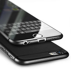 Custodia Ultra Sottile Rigida Opaca U02 per Apple iPhone 6S Plus Nero