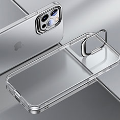 Custodia Ultra Sottile Trasparente Rigida Cover Opaca U08 per Apple iPhone 15 Pro Bianco