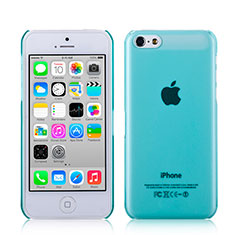 Custodia Ultra Sottile Trasparente Rigida Opaca per Apple iPhone 5C Cielo Blu