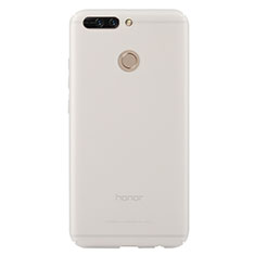 Custodia Ultra Sottile Trasparente Rigida Opaca per Huawei Honor V9 Bianco