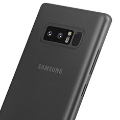 Custodia Ultra Sottile Trasparente Rigida Opaca per Samsung Galaxy Note 8 Nero