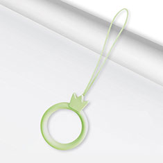 Laccetto da Polso Cordino da Polso Cinghia Cordino Mano con Anello R07 per Accessories Da Cellulare Auricolari E Cuffia Verde
