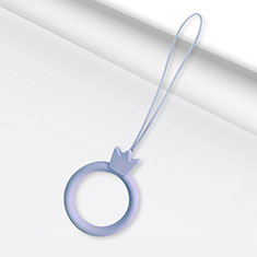 Laccetto da Polso Cordino da Polso Cinghia Cordino Mano con Anello R07 per Accessories Da Cellulare Auricolari E Cuffia Viola