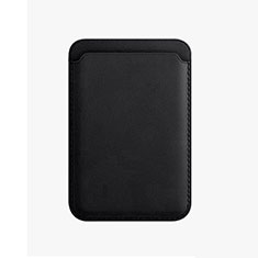 Lusso Pelle Portafoglio con Mag-Safe Magnetic per Apple iPhone 12 Mini Nero