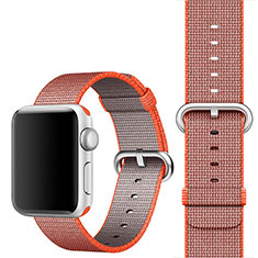 Milanese Cinturino Braccialetto Acciaio Band per Apple iWatch 42mm Arancione