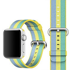 Milanese Cinturino Braccialetto Acciaio per Apple iWatch 3 42mm Giallo