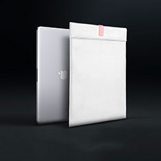 Morbido Pelle Custodia Marsupio Tasca L03 per Apple MacBook Pro 15 pollici Bianco