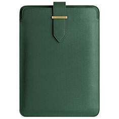 Morbido Pelle Custodia Marsupio Tasca L04 per Apple MacBook 12 pollici Verde