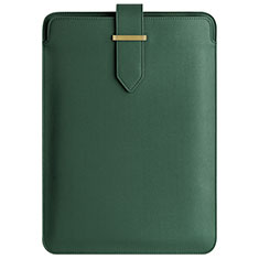 Morbido Pelle Custodia Marsupio Tasca L04 per Apple MacBook Air 13 pollici Verde
