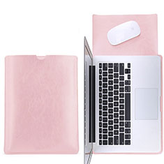 Morbido Pelle Custodia Marsupio Tasca L17 per Apple MacBook Air 13.3 pollici (2018) Rosa