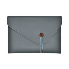 Morbido Pelle Custodia Marsupio Tasca L22 per Apple MacBook Pro 13 pollici Retina Grigio