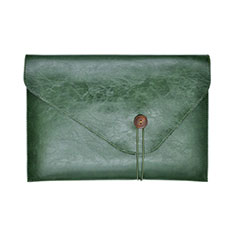 Morbido Pelle Custodia Marsupio Tasca L23 per Apple MacBook Pro 13 pollici Verde