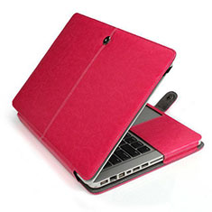 Morbido Pelle Custodia Marsupio Tasca L24 per Apple MacBook 12 pollici Rosa Caldo