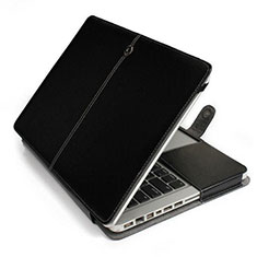 Morbido Pelle Custodia Marsupio Tasca L24 per Apple MacBook Pro 15 pollici Retina Nero