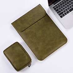 Morbido Pelle Custodia Marsupio Tasca per Apple MacBook Air 13 pollici Verde