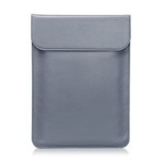 Morbido Pelle Custodia Marsupio Tasca per Samsung Galaxy Book S 13.3 SM-W767 Grigio