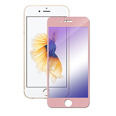 Pellicola in Vetro Temperato Protettiva Integrale Proteggi Schermo Film F05 per Apple iPhone 6S Oro Rosa