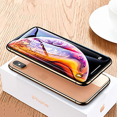 Pellicola in Vetro Temperato Protettiva Integrale Proteggi Schermo Film P06 per Apple iPhone Xs Max Nero