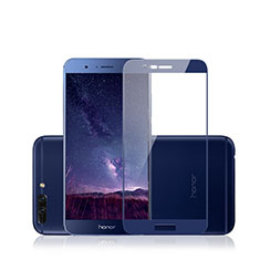 Pellicola in Vetro Temperato Protettiva Integrale Proteggi Schermo Film per Huawei Honor 8 Pro Blu