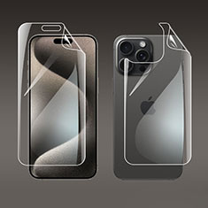 Pellicola Protettiva Film Integrale Proteggi Schermo A01 per Apple iPhone 14 Pro Max Chiaro