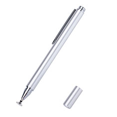 Penna Pennino Pen Touch Screen Capacitivo Alta Precisione Universale H02 per Wiko Power U10 Argento