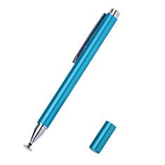 Penna Pennino Pen Touch Screen Capacitivo Alta Precisione Universale H02 per Accessoires Telephone Bouchon Anti Poussiere Azzurro